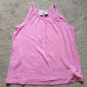 Halston Linen Tank Top Pink Size Small